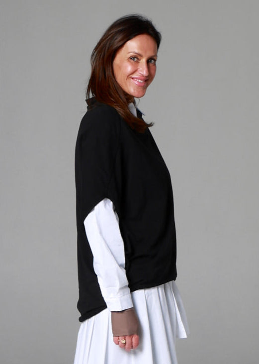 Oversize trikotāžas veste