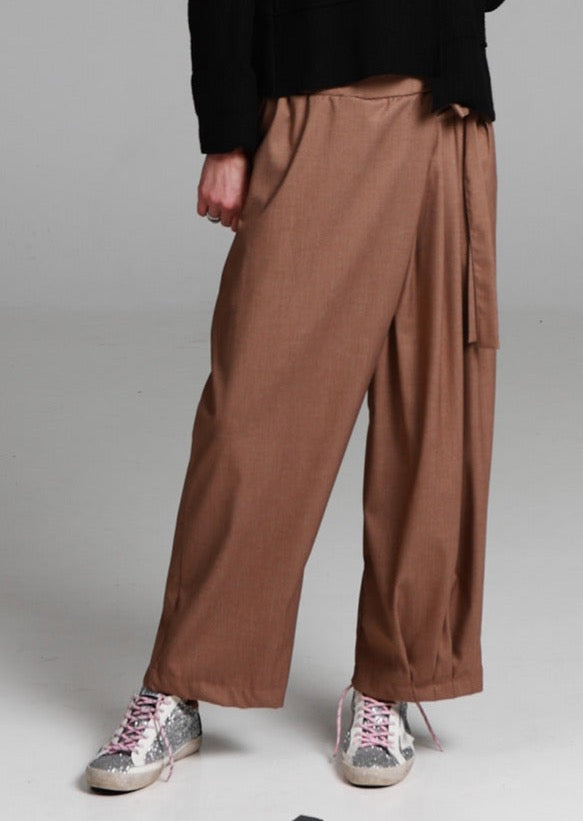 Брюки с завязочной накладкой (до 46изм)