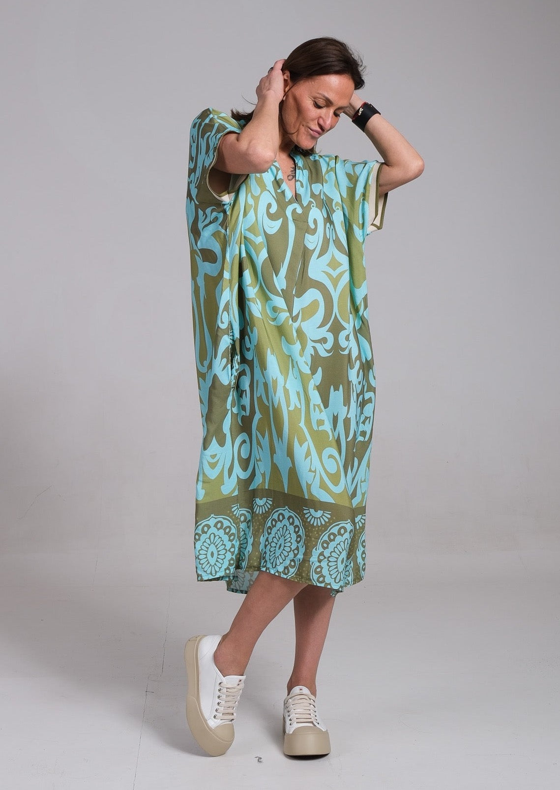 Viskozes kleita/tunika (līdz 48izm)