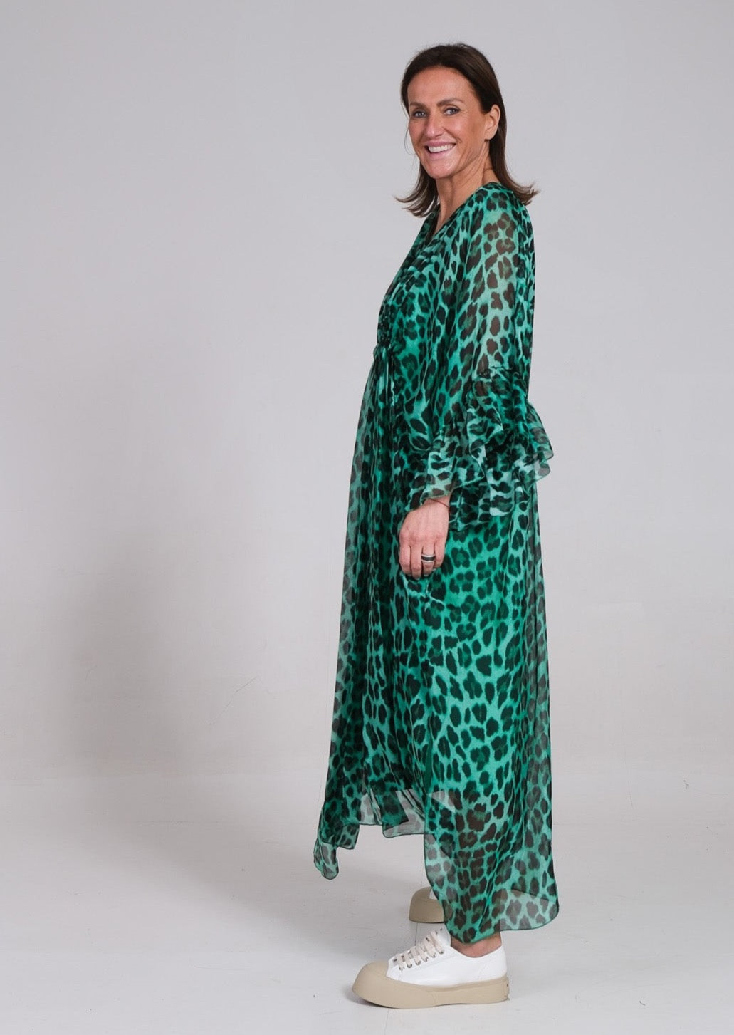 Платье LEO из шелка (до 145 см в груди)