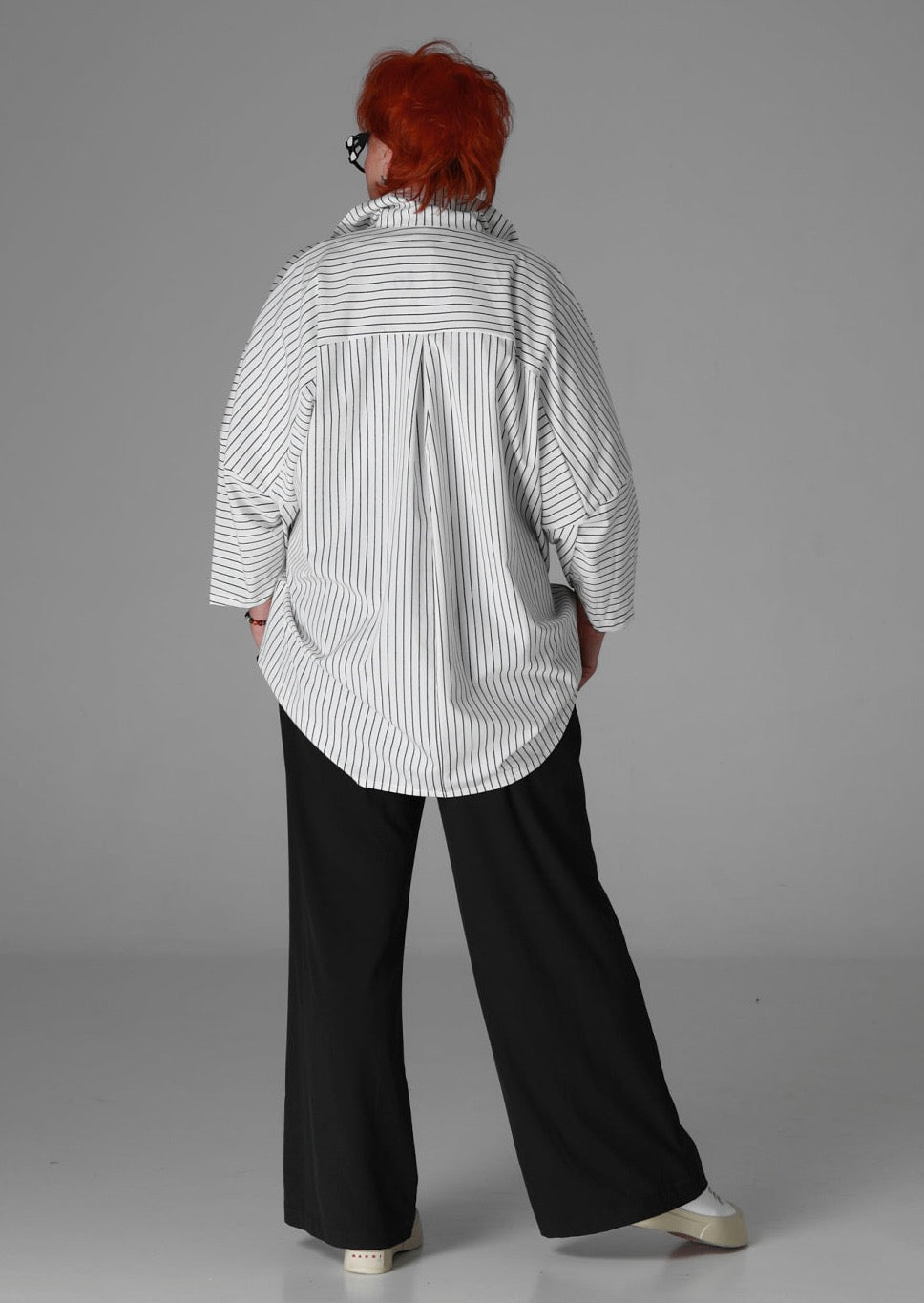 Bikses ar augsto vidukli Blue