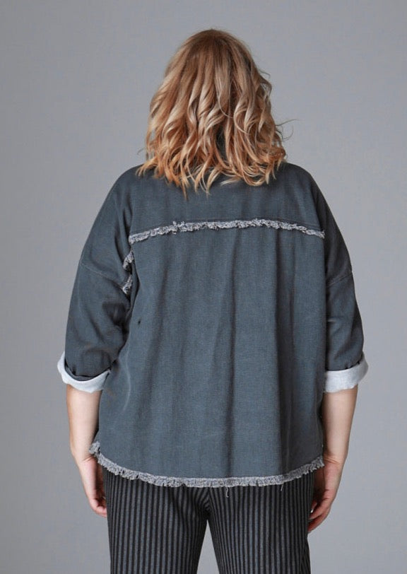 Куртка Джинсовая Серая