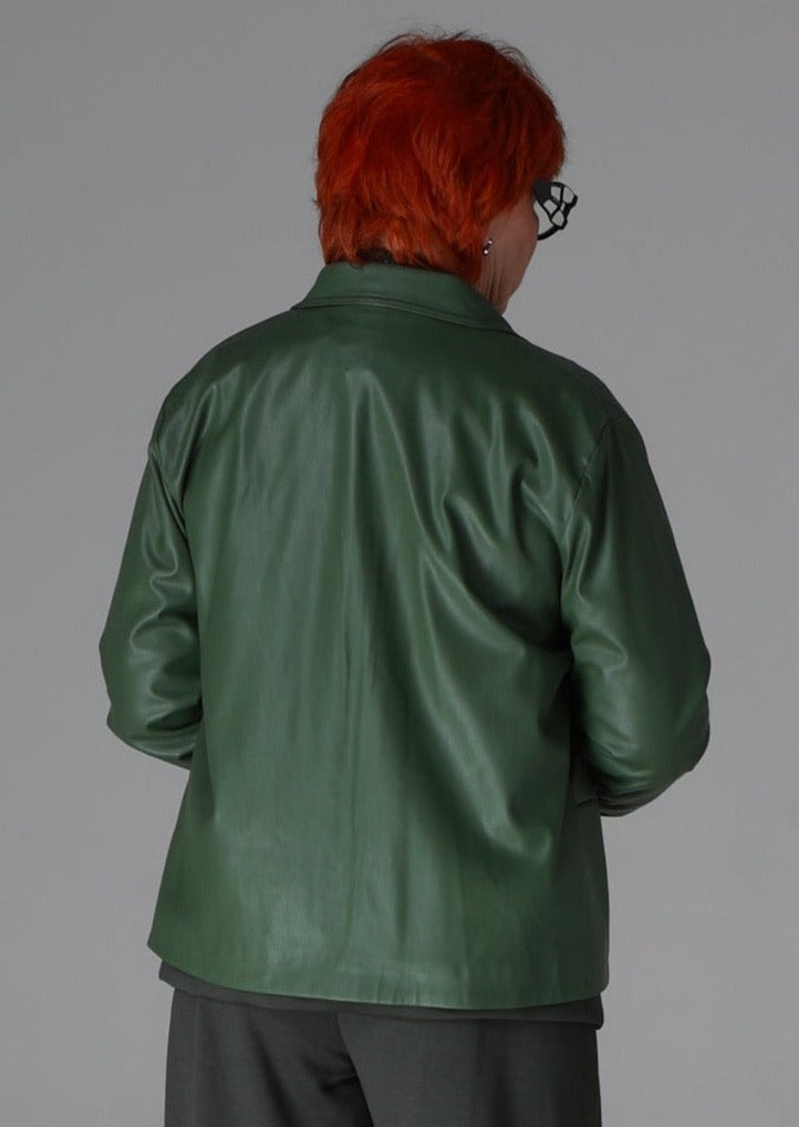 Куртка из искусственной кожи